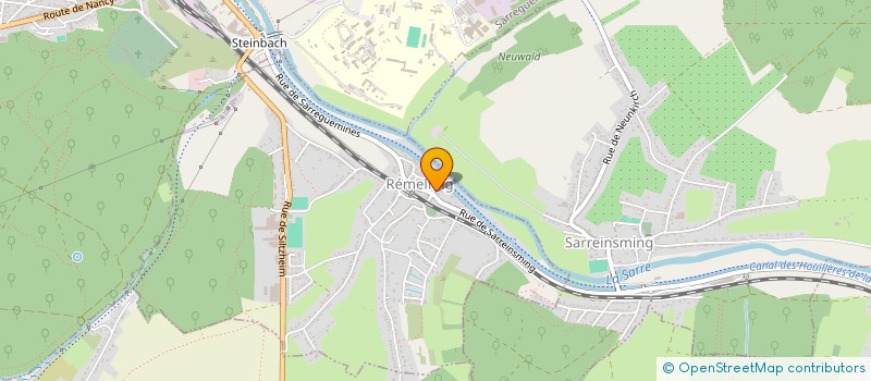 localisation de l'entreprise SCI M.P. MARZULLO  REMELFING