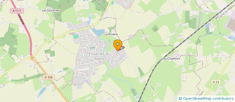 localisation de l'entreprise SCI M.P. MOREAU  ALLONNES