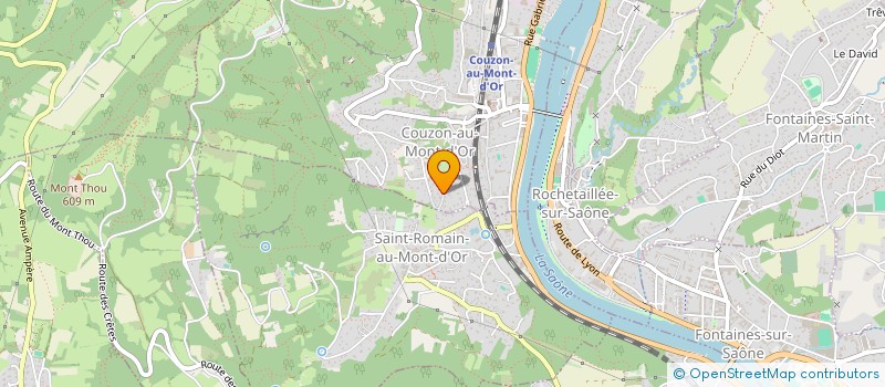 localisation de l'entreprise SCI M.P.R.G.  COUZON-AU-MONT-D'OR