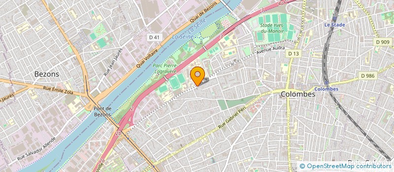 localisation de l'entreprise SCI M P RENOUILLERS à COLOMBES