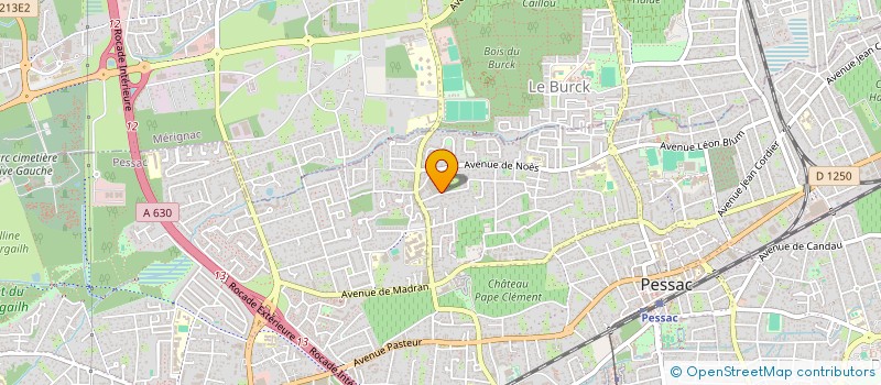 localisation de l'entreprise SCI M.P.X.S  PESSAC