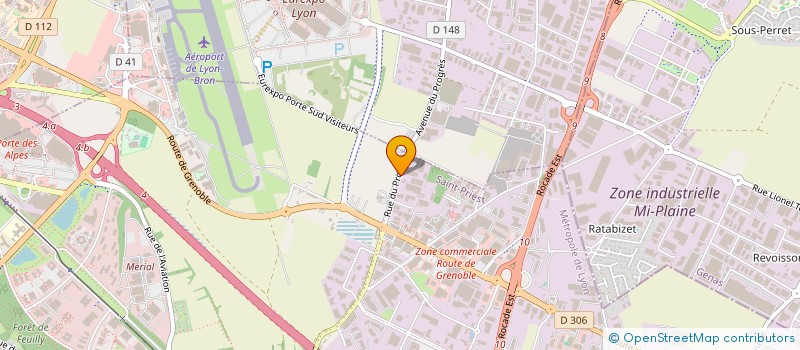 localisation de l'entreprise SCI M PLUS R  SAINT-PRIEST