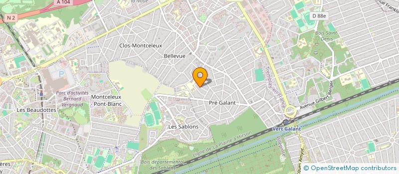 localisation de l'entreprise SCI M PRESTIGE à VILLEPINTE