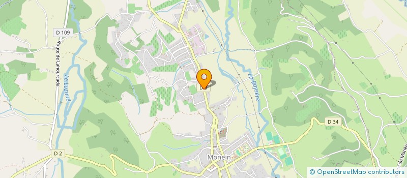 localisation de l'entreprise SCI M PRO à MONEIN