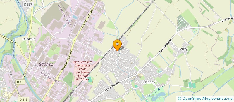 localisation de l'entreprise SCI M QUINTANS NF  CRISSEY