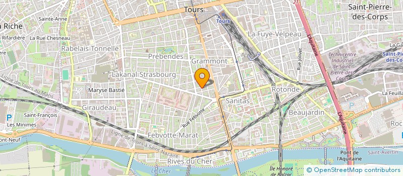 localisation de l'entreprise SCI M.R.B  TOURS