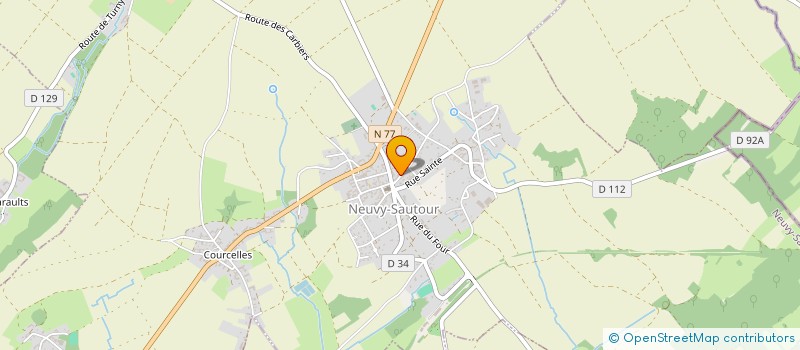 localisation de l'entreprise SCI M.R.B  NEUVY-SAUTOUR