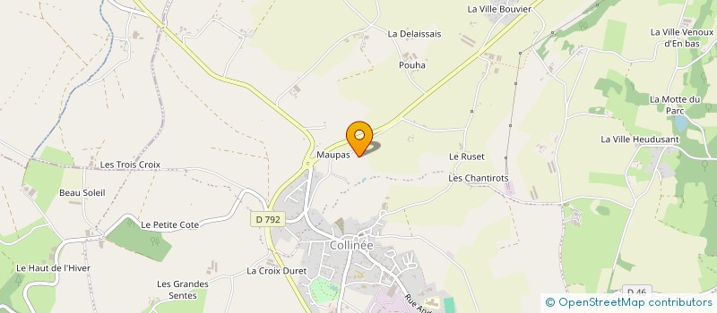 localisation de l'entreprise SCI M.R.C. à LE MENE