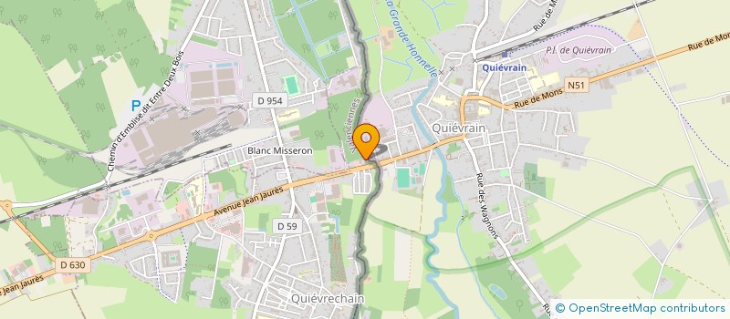 localisation de l'entreprise SCI M.R. COMPAGNY  QUIEVRECHAIN