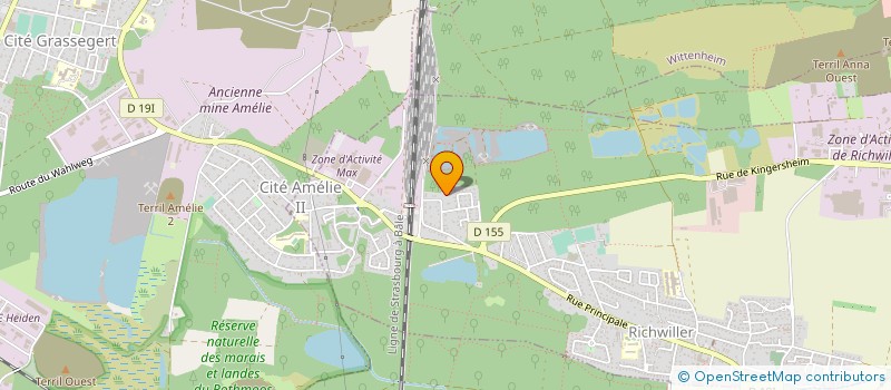 localisation de l'entreprise SCI M.R.F.  RICHWILLER