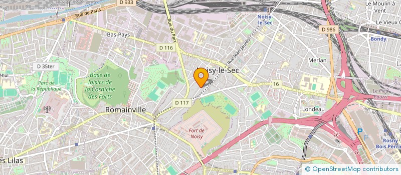 localisation de l'entreprise SCI M R K I à NOISY-LE-SEC