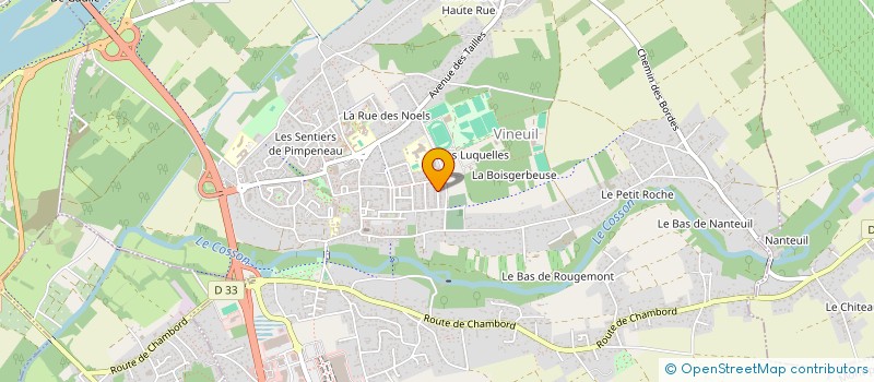 localisation de l'entreprise SCI M.R LOGER  VINEUIL