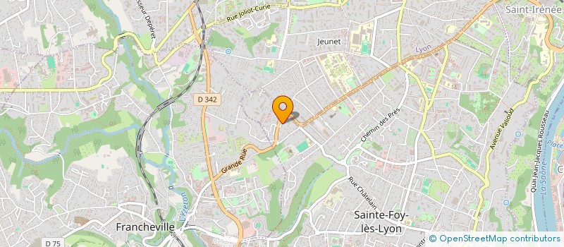 localisation de l'entreprise SCI M R P B  SAINTE-FOY-LES-LYON