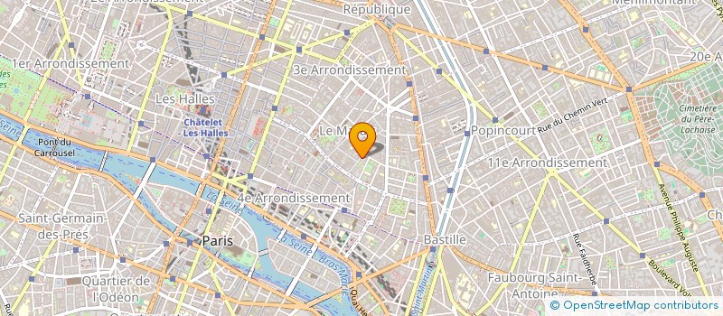 localisation de l'entreprise SCI M.R. RUE FERBER  PARIS