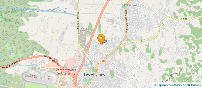 localisation de l'entreprise SCI  M.RESIDENCES  LES ABYMES