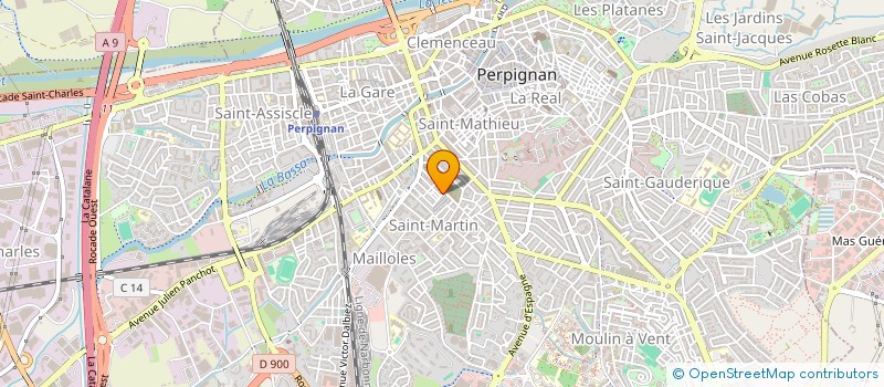 localisation de l'entreprise SCI M-RIC à PERPIGNAN