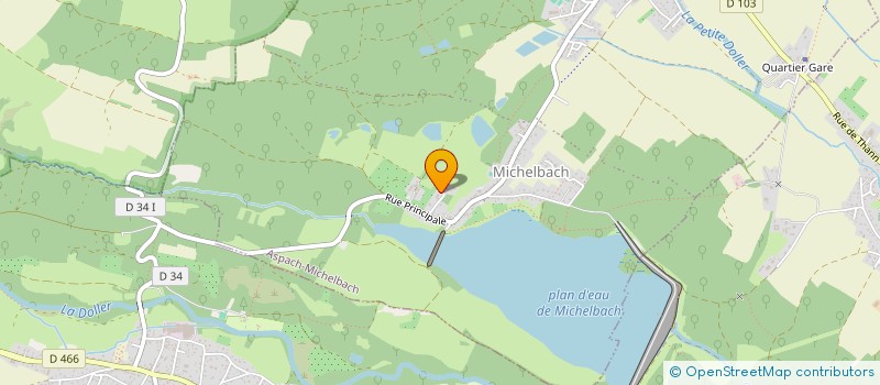 localisation de l'entreprise SCI M.S. 1  ASPACH-MICHELBACH