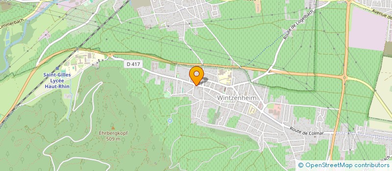 localisation de l'entreprise SCI M.S.  WINTZENHEIM