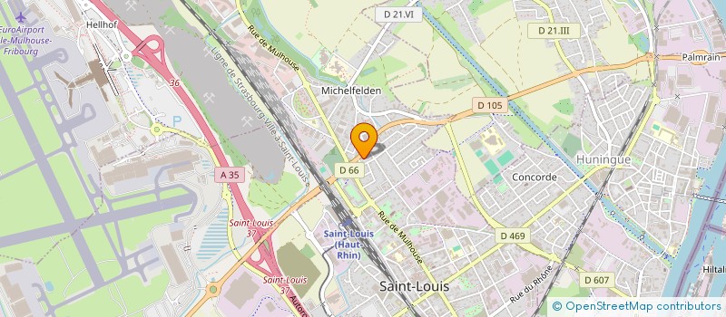 localisation de l'entreprise SCI M S  SAINT-LOUIS