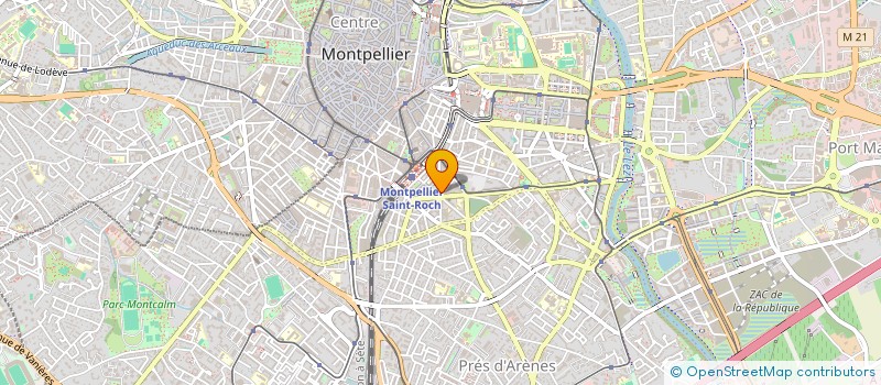 localisation de l'entreprise SCI M.S à MONTPELLIER