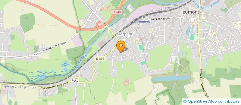 localisation de l'entreprise SCI M.S  MARPENT