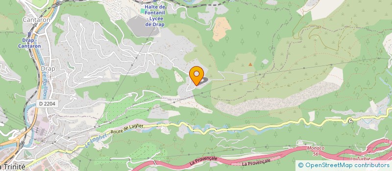 localisation de l'entreprise SCI M & S  DRAP