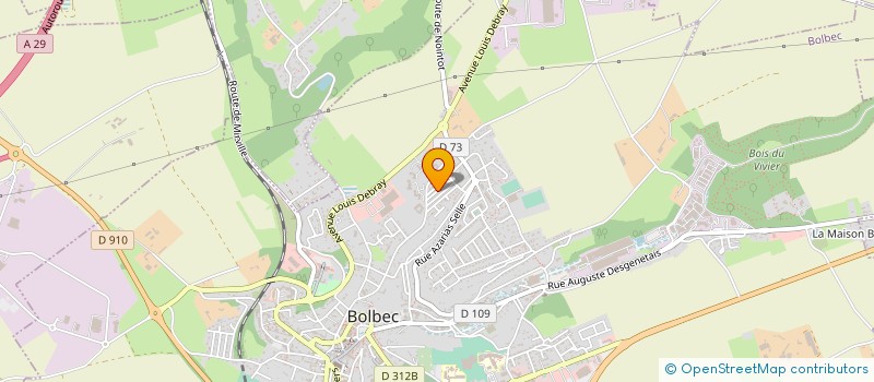 localisation de l'entreprise SCI M & S  LINTOT