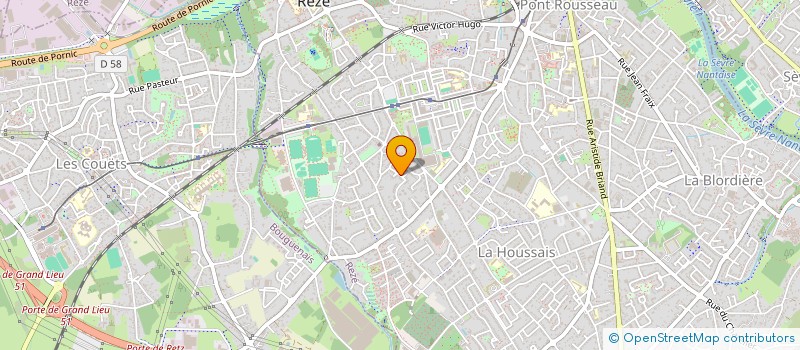 localisation de l'entreprise SCI M&S  REZE