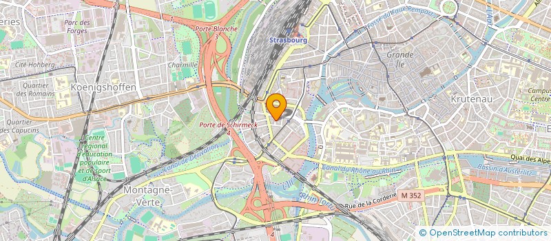 localisation de l'entreprise SCI M&S  STRASBOURG