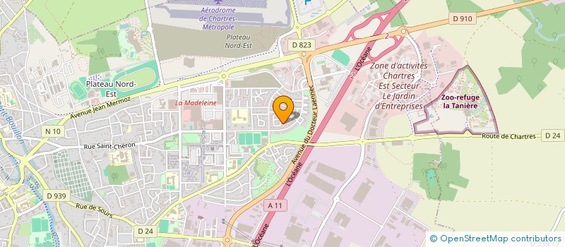localisation de l'entreprise SCI M.S.A. à CHARTRES