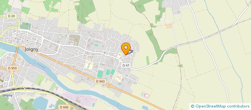 localisation de l'entreprise SCI M.S.A.M. à JOIGNY