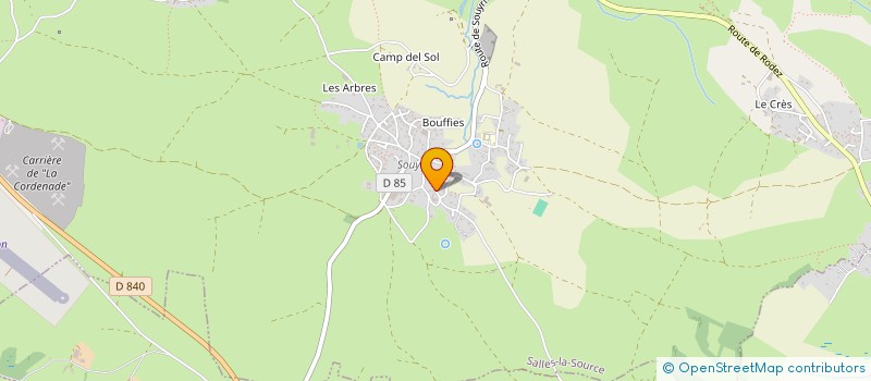 localisation de l'entreprise SCI M S A VARENNE  SALLES-LA-SOURCE