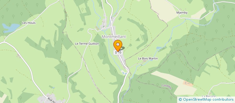 localisation de l'entreprise SCI M.S.B  MONTMEILLANT