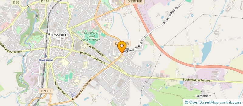 localisation de l'entreprise SCI M.S.B  BRESSUIRE