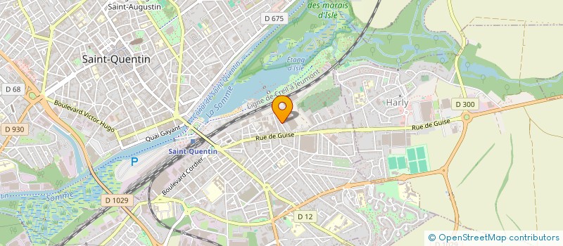 localisation de l'entreprise SCI M S C à SAINT-QUENTIN