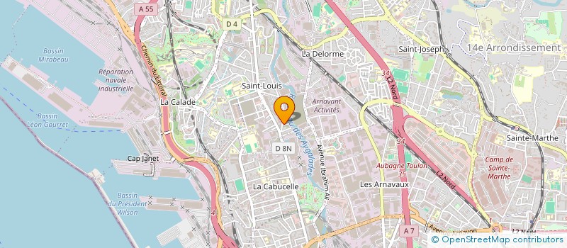 localisation de l'entreprise SCI M S C A à MARSEILLE