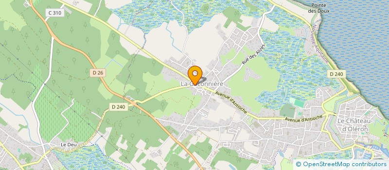 localisation de l'entreprise SCI M.S.C. INVEST  LE CHATEAU-D'OLERON