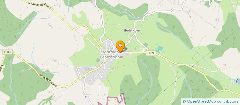 localisation de l'entreprise SCI M.S.E.  MONTREDON-LABESSONNIE