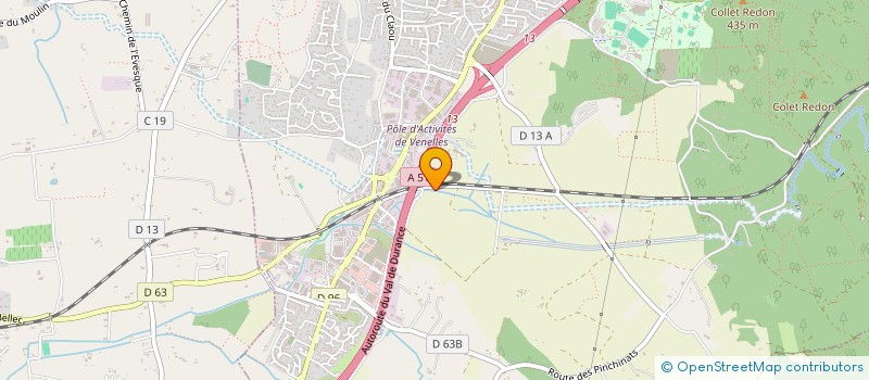 localisation de l'entreprise SCI M.S.I.  VENELLES