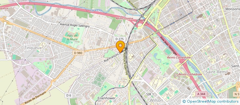 localisation de l'entreprise SCI M S K  REIMS