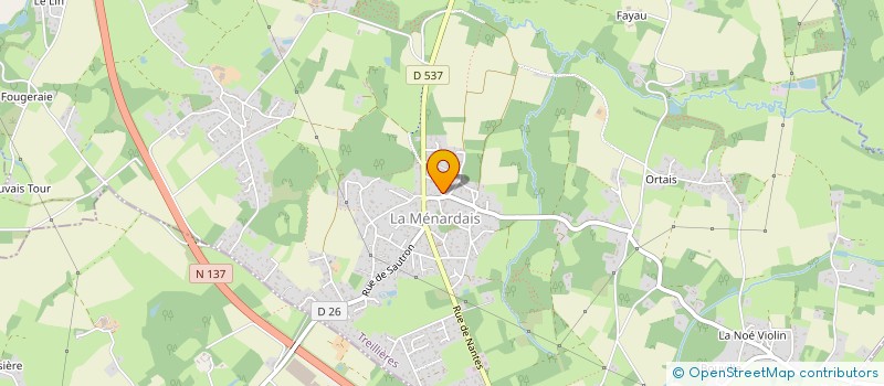 localisation de l'entreprise SCI M.S.K  TREILLIERES