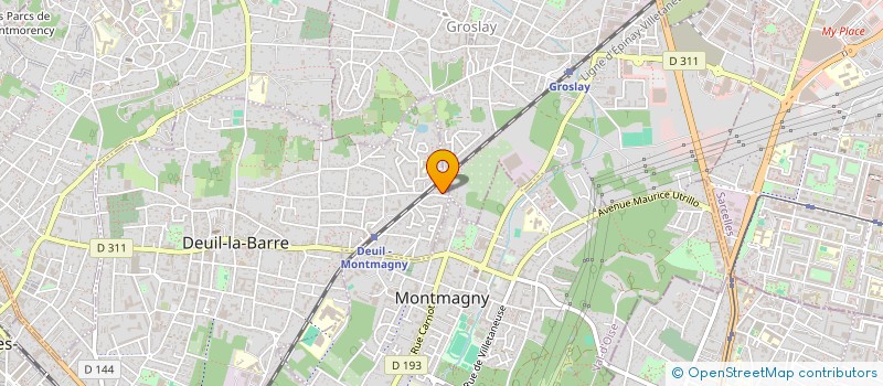 localisation de l'entreprise SCI M.S.L  DEUIL-LA-BARRE