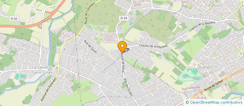 localisation de l'entreprise SCI M.S.M.  PLAISANCE-DU-TOUCH