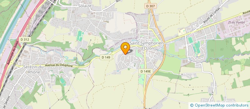 localisation de l'entreprise SCI M.S.M  SAINT-SYMPHORIEN-D'OZON