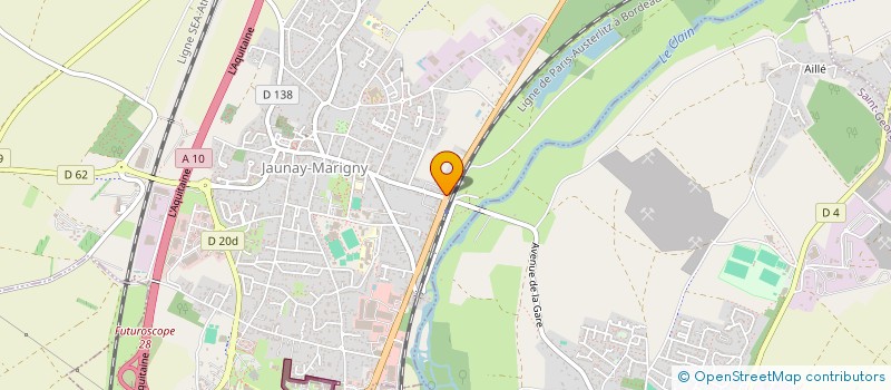 localisation de l'entreprise SCI M.S.N.  JAUNAY-MARIGNY