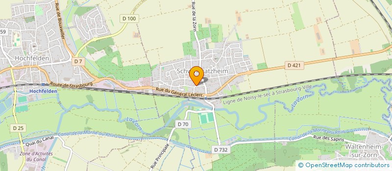 localisation de l'entreprise SCI M.S.N IMMO  WILWISHEIM