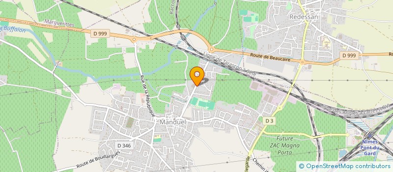 localisation de l'entreprise SCI M.S.S.M.  MANDUEL