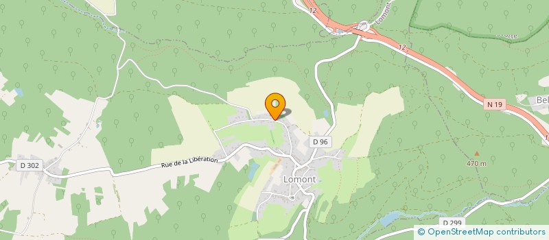 localisation de l'entreprise SCI M T  LOMONT