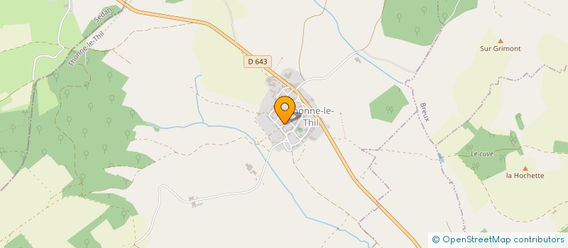 localisation de l'entreprise SCI M.T. à THONNE LE THIL