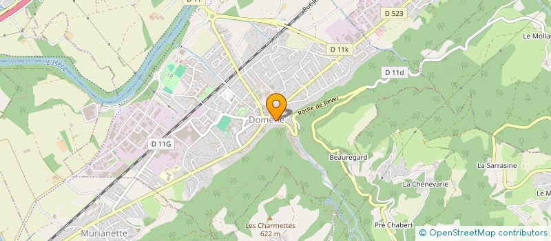 localisation de l'entreprise SCI M.T.A  DOMENE